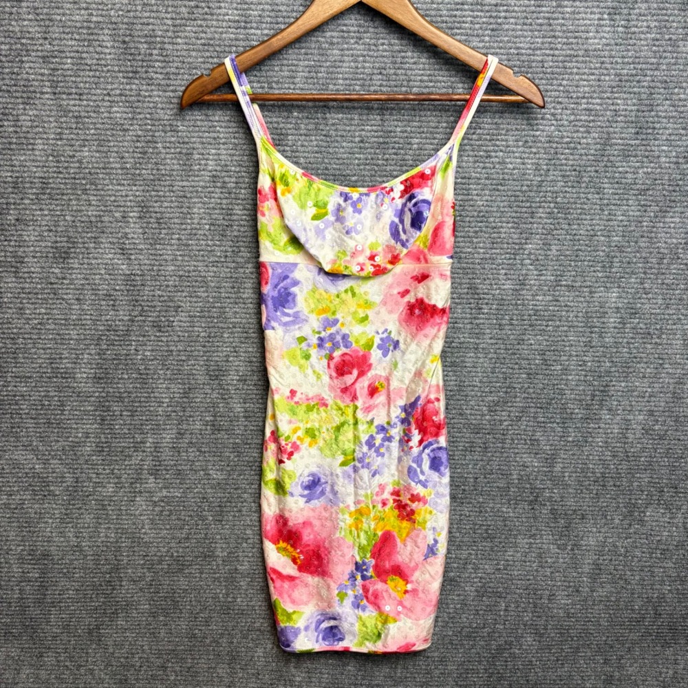 Vintage Ritmo di Perla La Perla Floral Sequin Mini Dress Made in Italy Size 44